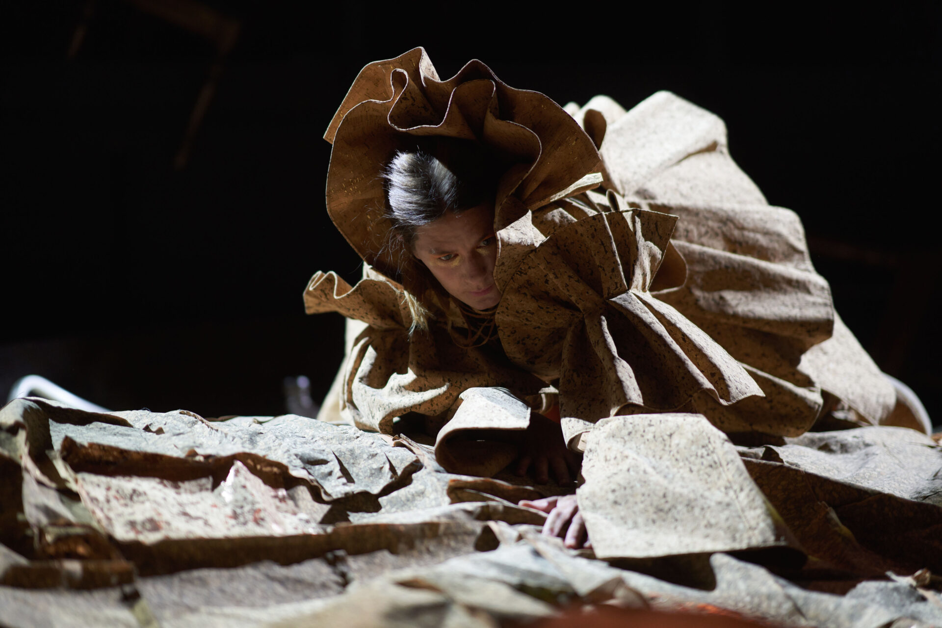 Helga Guren i forestillingen Rekviem.