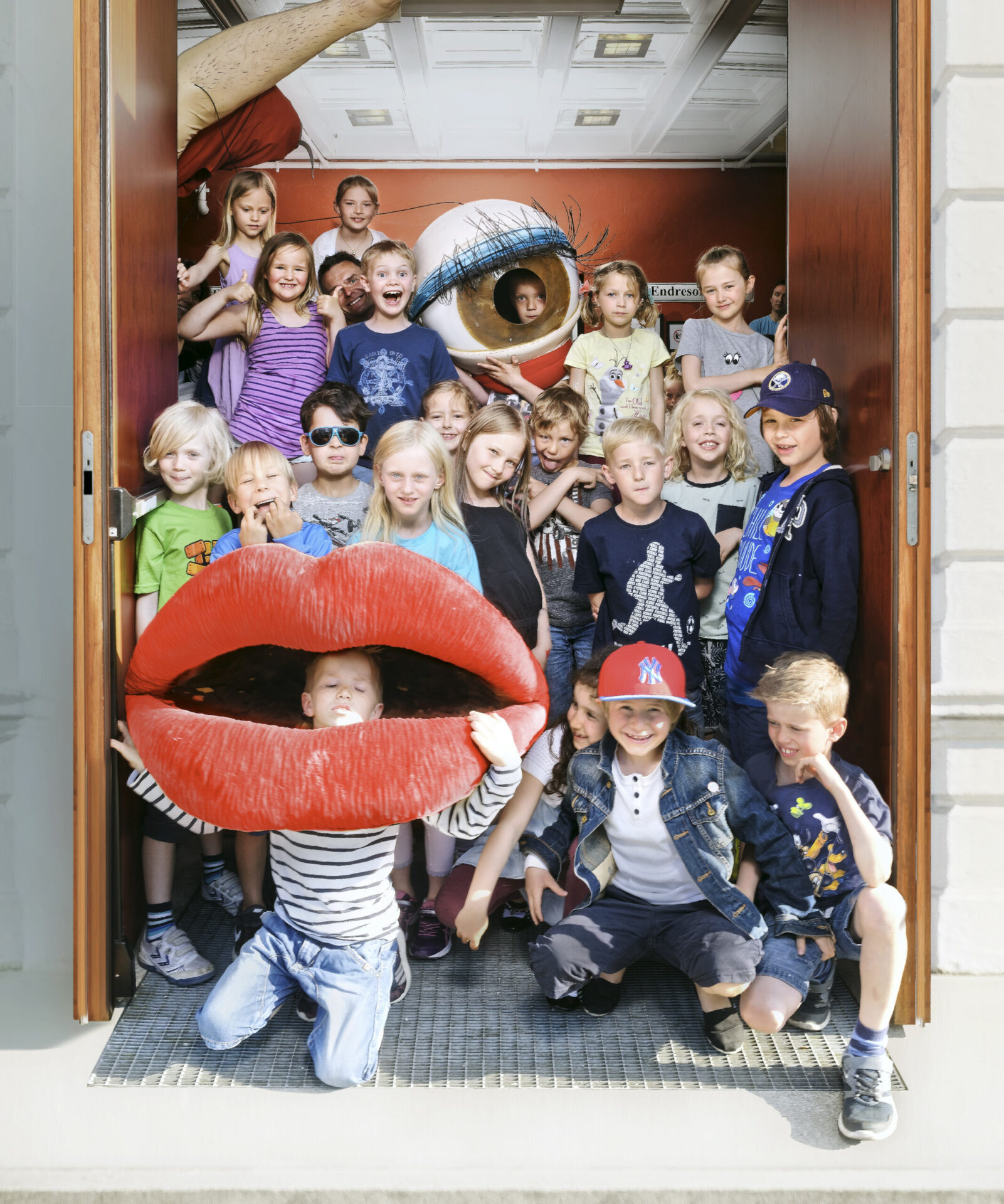 Medlemmer av klubben til Barne- og ungdomsteatret