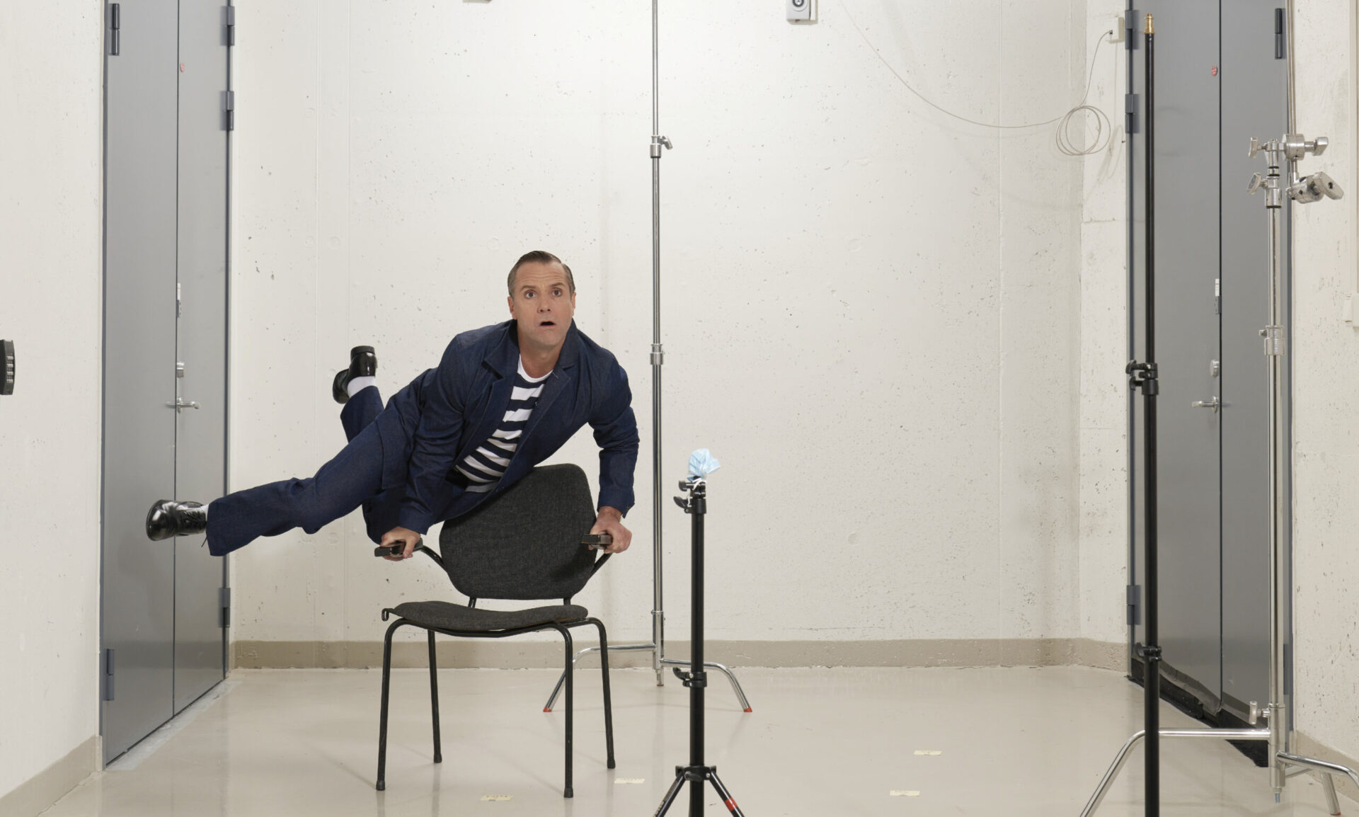 Skuespiller Espen Reboli Bjerke i Kunsten å rane en bank