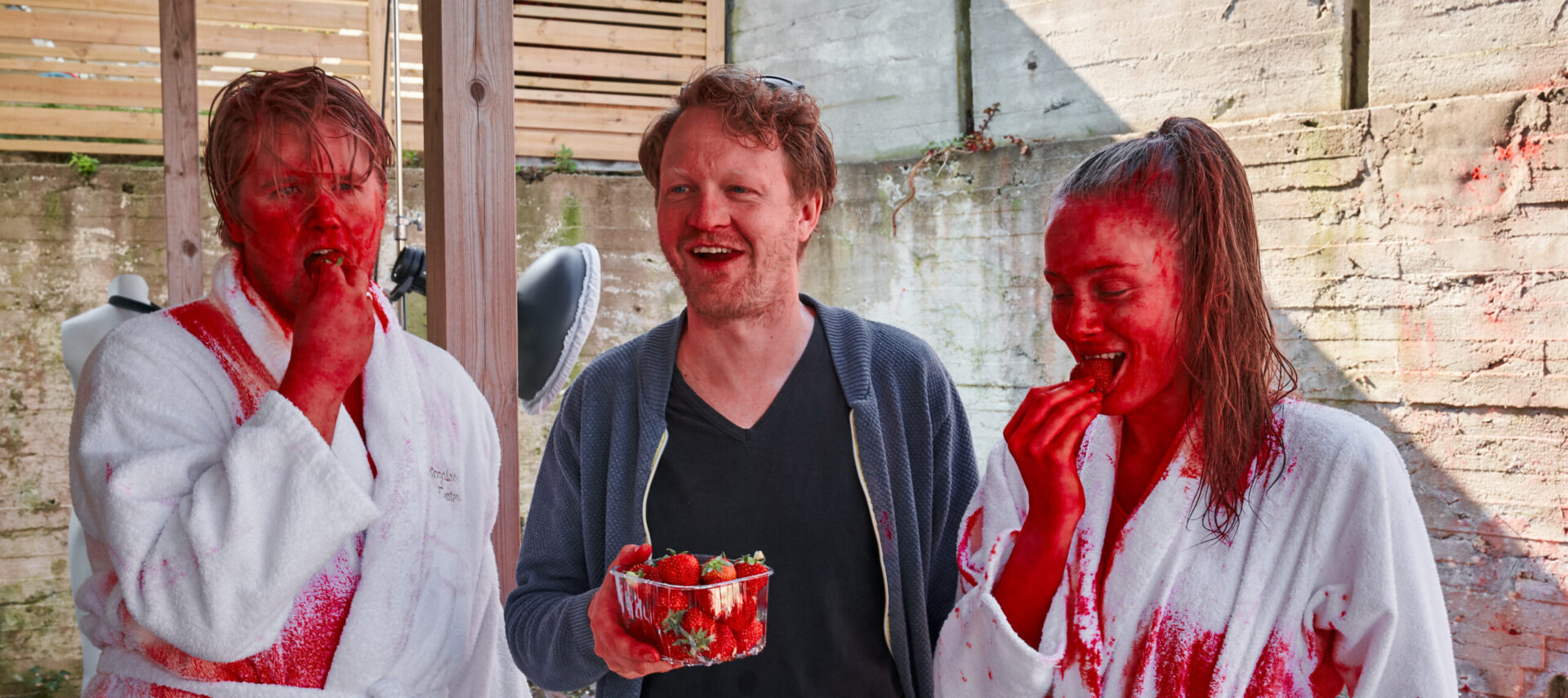 Glenn Andre Kaada på photoshoot i forbindelse med Romeo og Julie