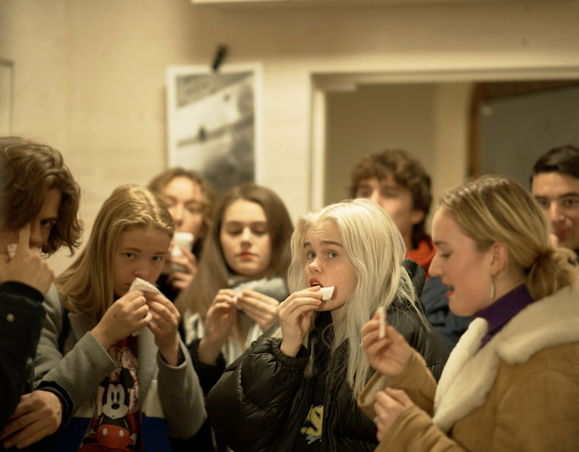 Skuespillere fra forestillingen Lauras Lepper