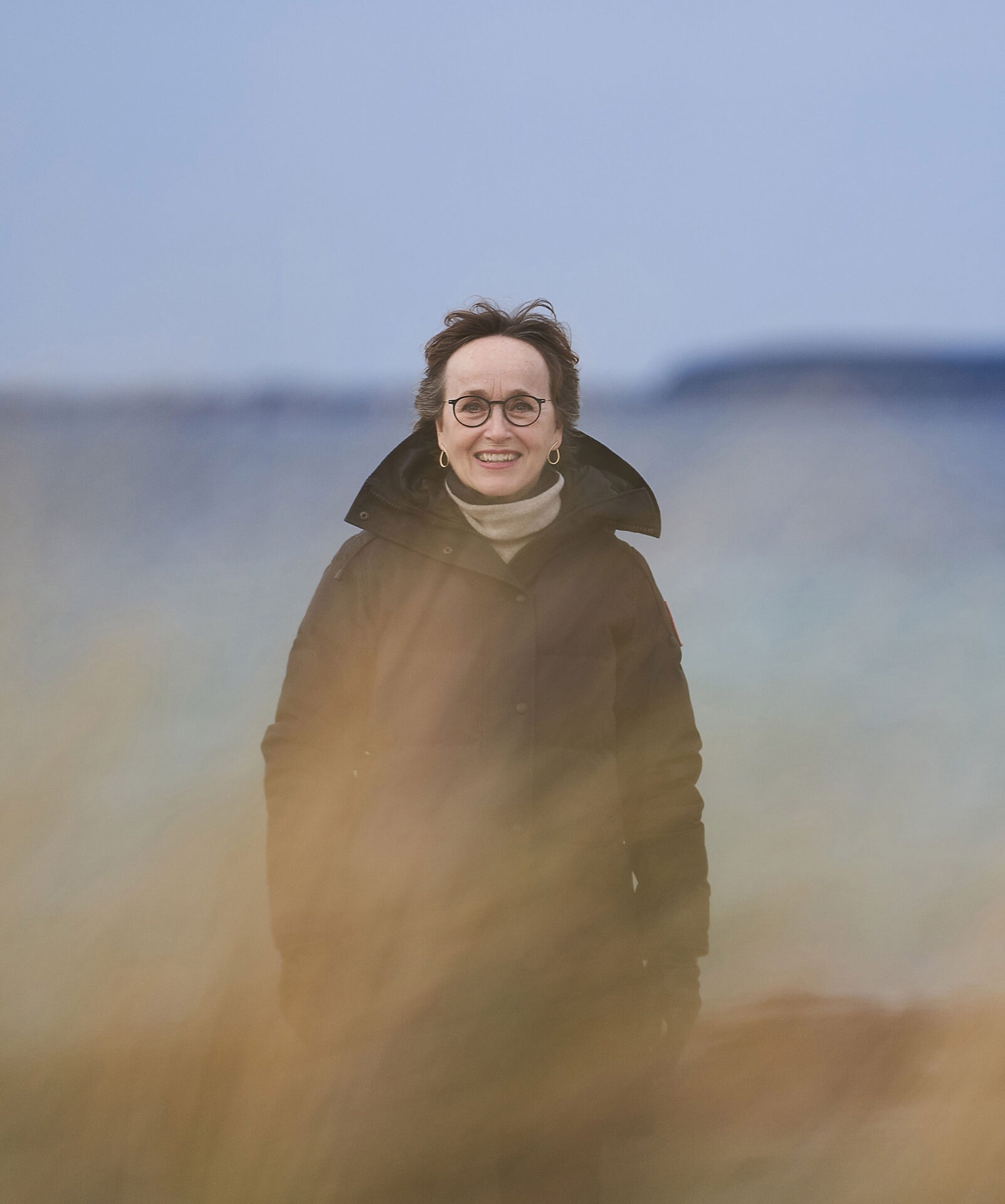 Mette Arnstad på Solastranden