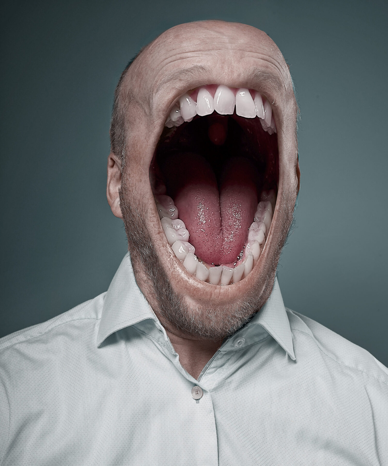 Svein Solenes i forestillingen Se på meg når jeg snakker til deg av Monica Isakstuen