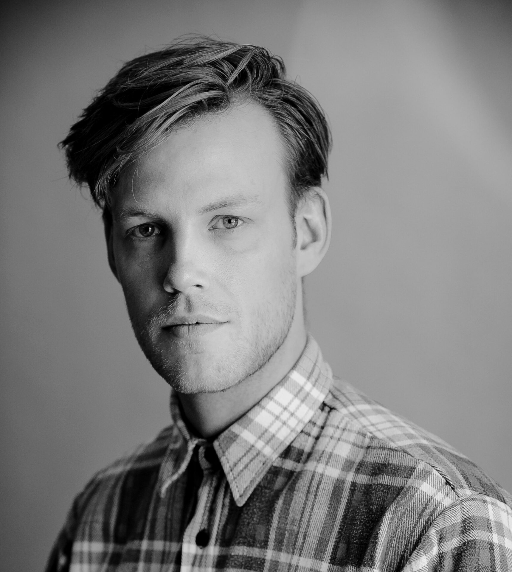 Portrettfoto av skuespiller Pal Fredrik Kvale
