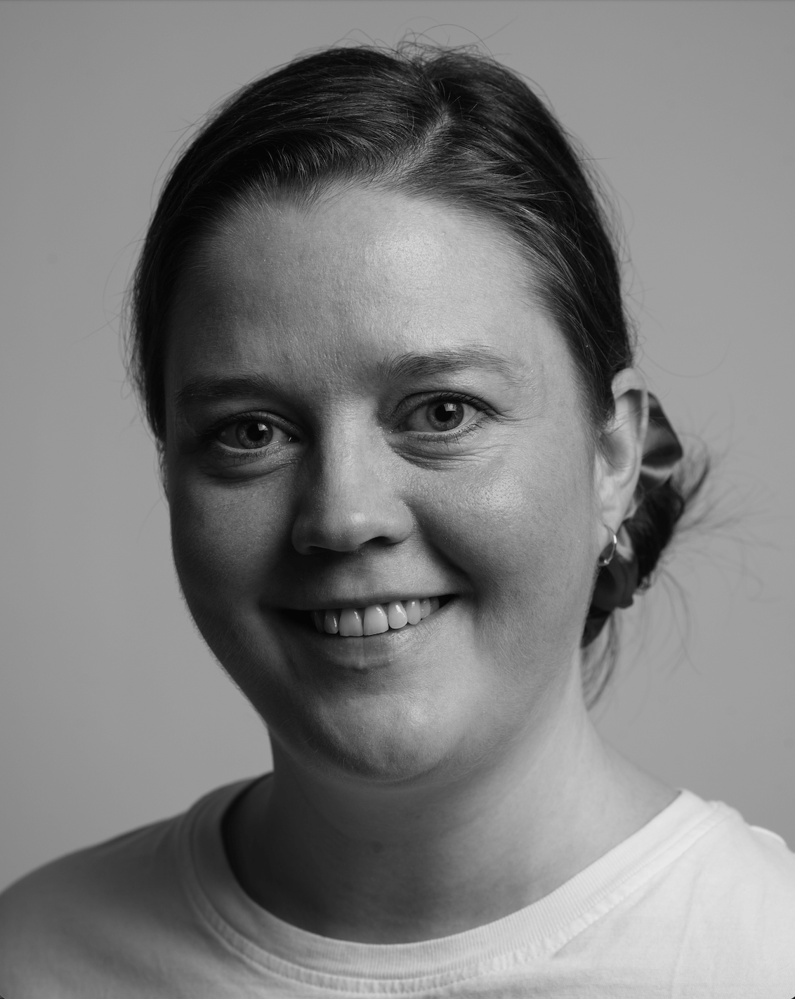 Portrettfoto av skuespiller Malin Landa