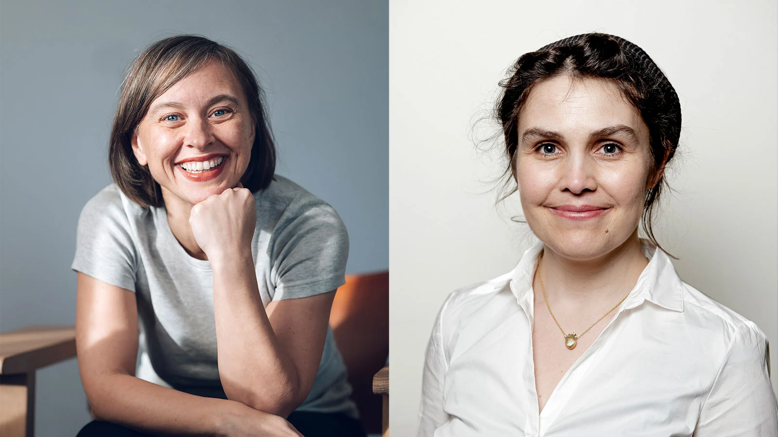 Janne Stigen Drangsholt og Therese Eide i Teatersalong Lang dags ferd mot natt