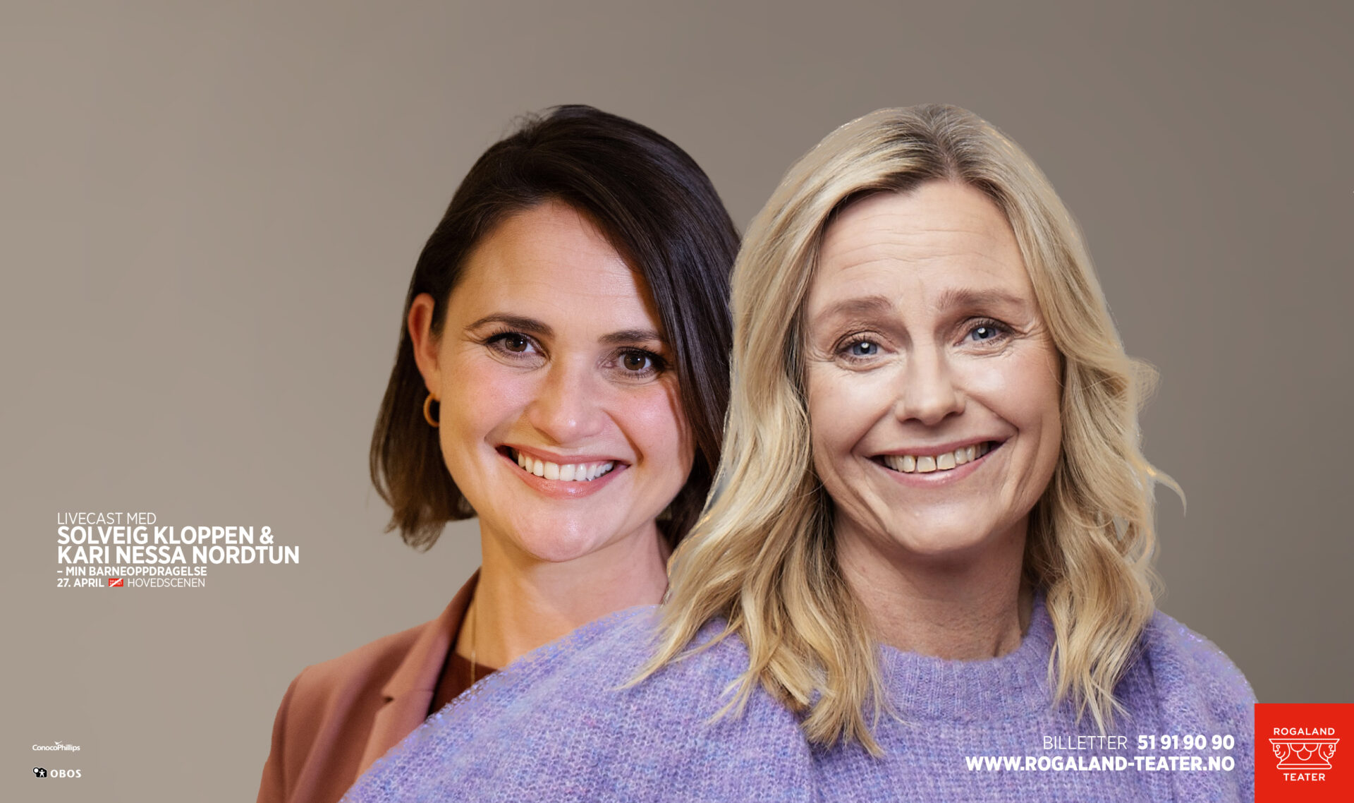 Portrett av Kari Nessa Nordtun og Solveig Kloppen