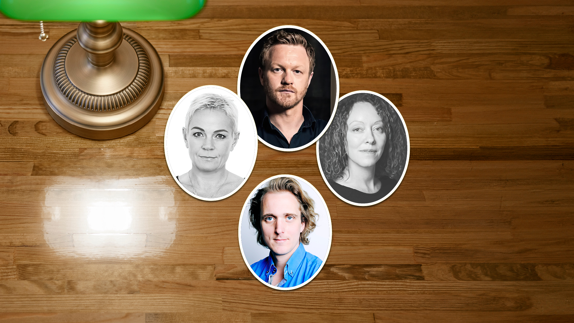 Foto av Glenn André Kaada, Natasja Askelund, Espen Røsbak og Kristin Hoffmann