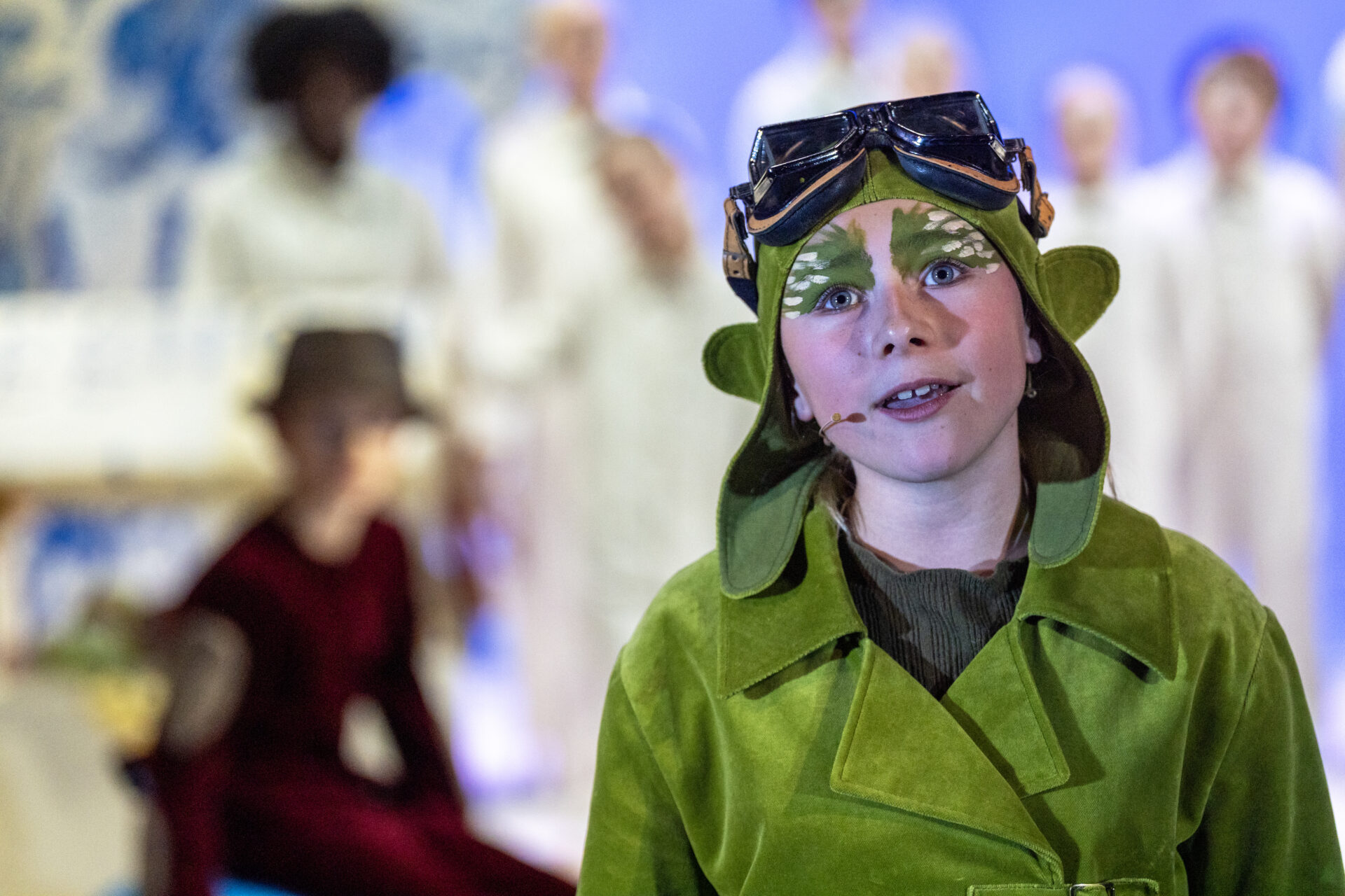 En gresshoppe synger